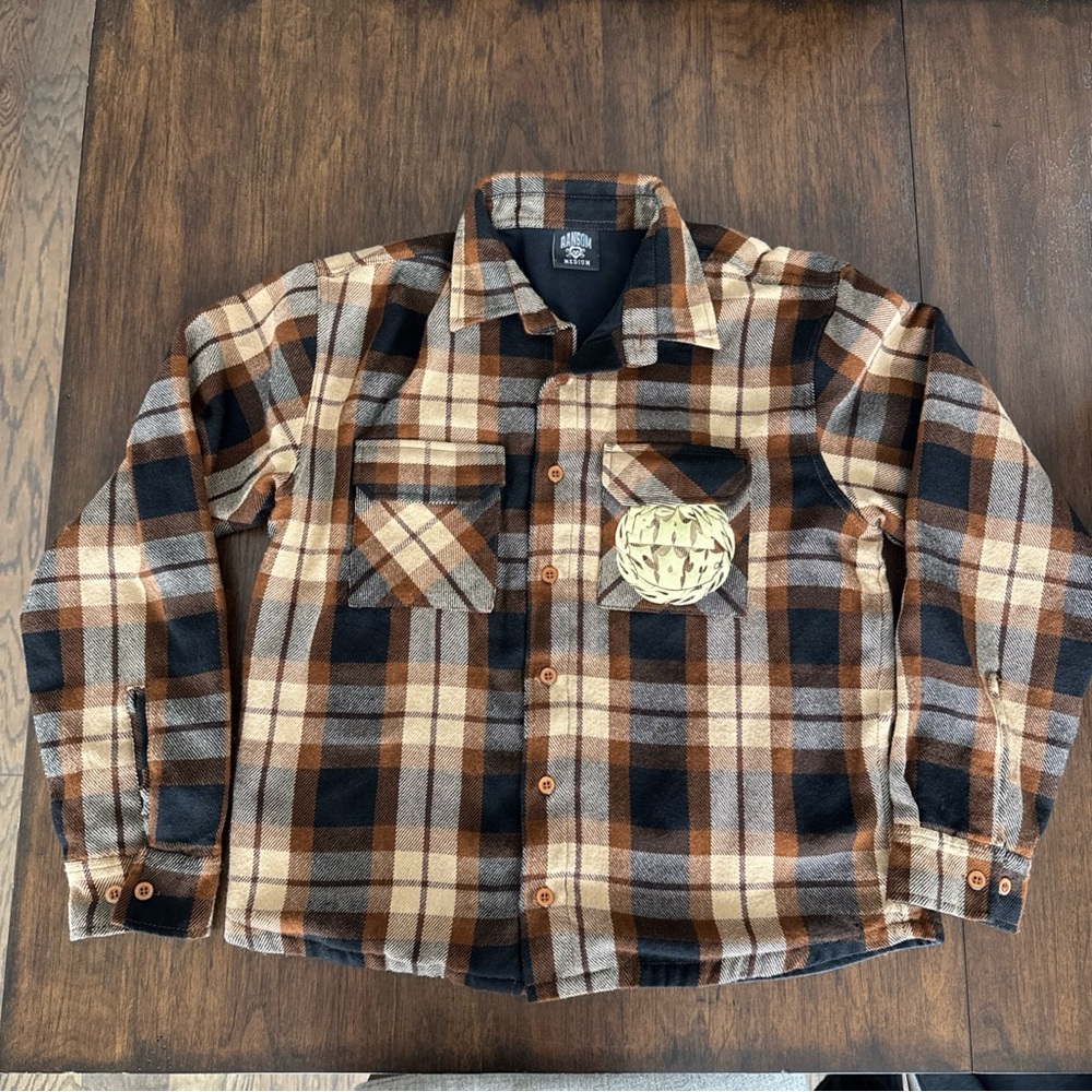 Ransom Black and Brown Plaid Shirt